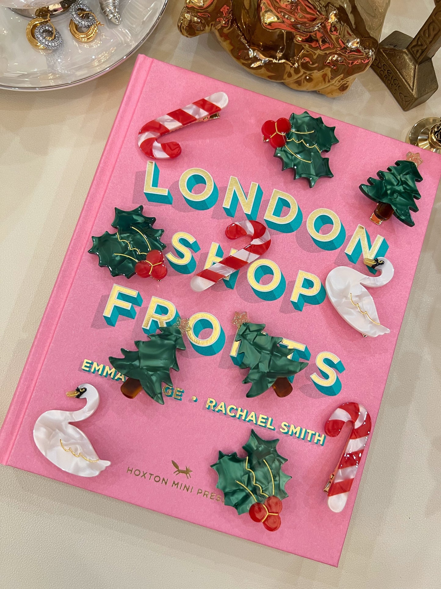 Pinza para el pelo del árbol de Navidad