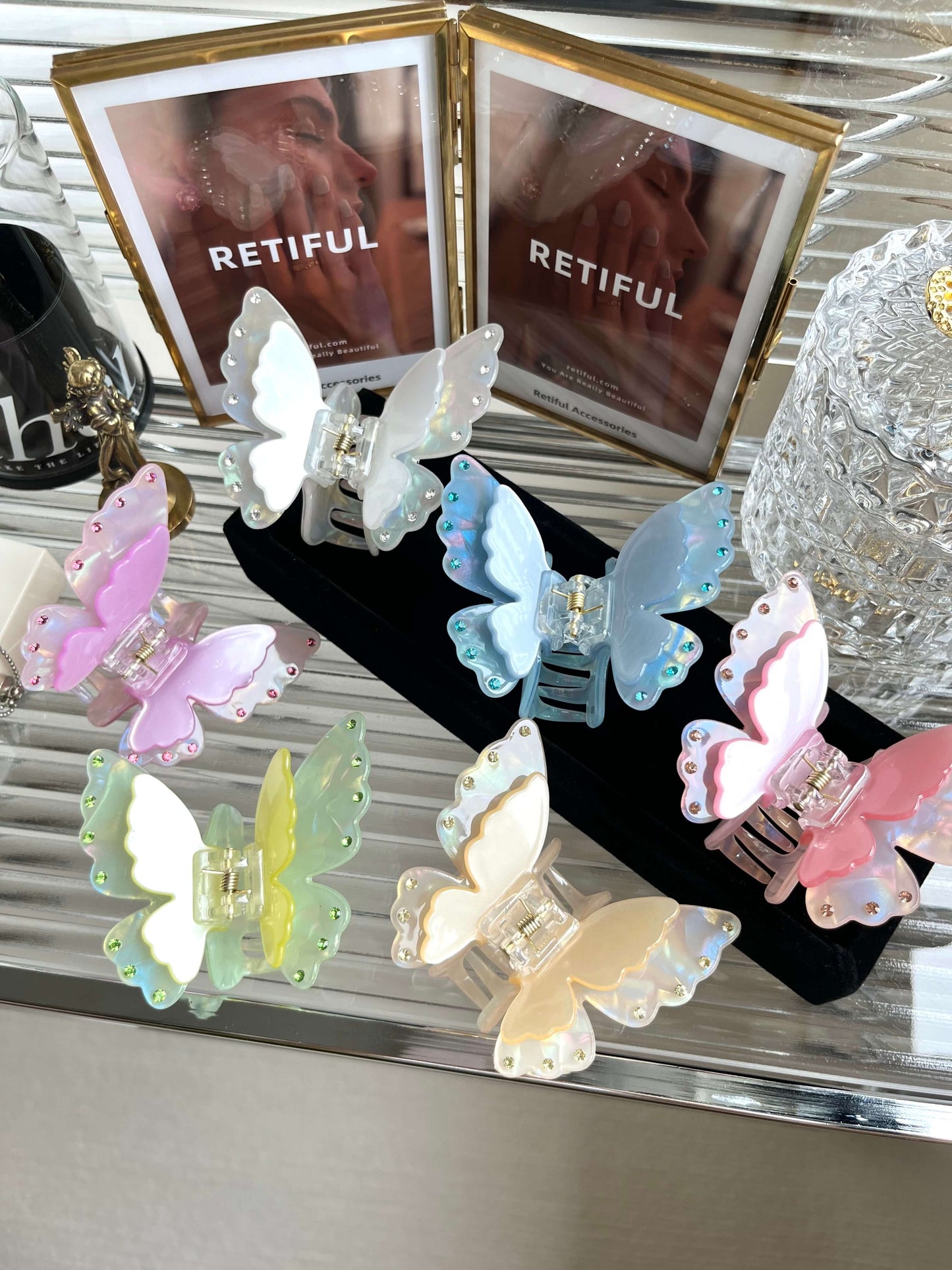 Butterfly Hair Claw Clip