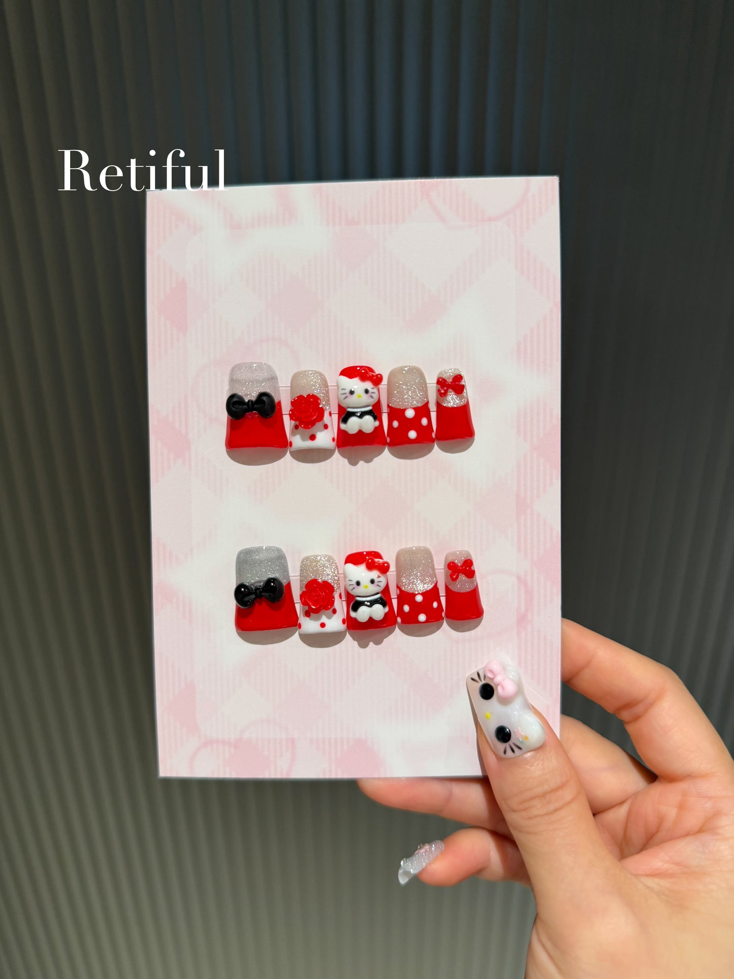 HK0171 Duck Nail Press-On Nails