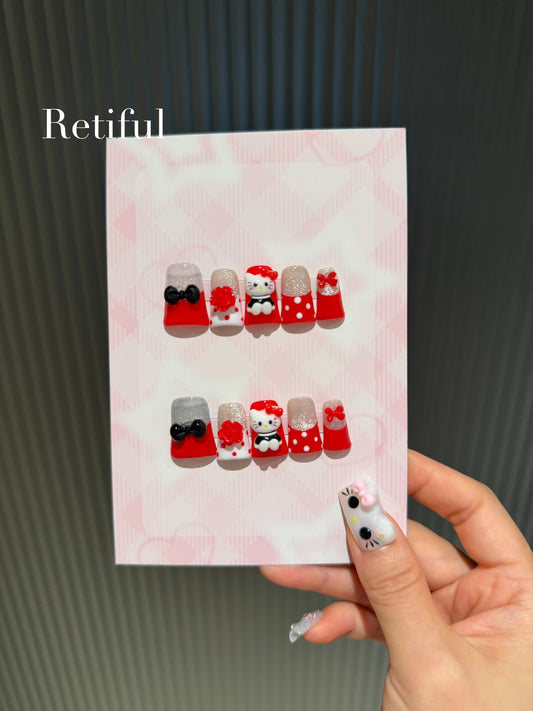 HK0171 Duck Nail Press-On Nails