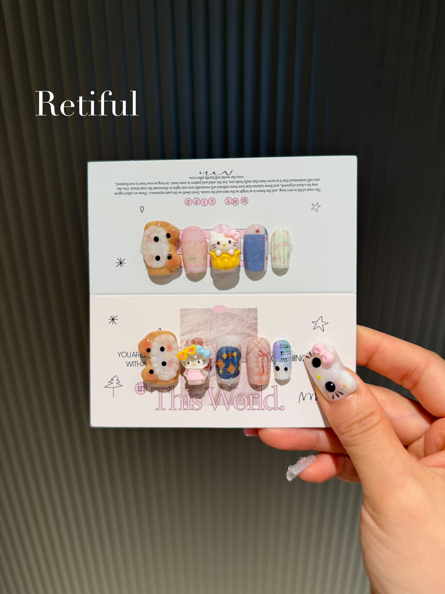 HK0201 Hatty Kitty Collection Press-On Nails