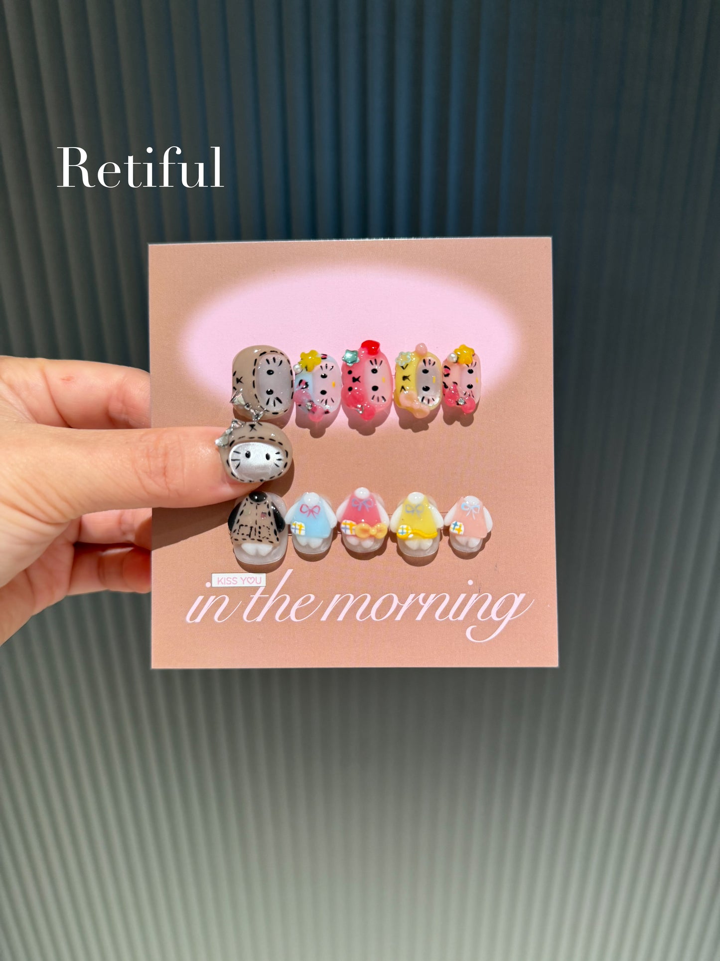 HK207 Hatty Kitty Collection Press-On Nails
