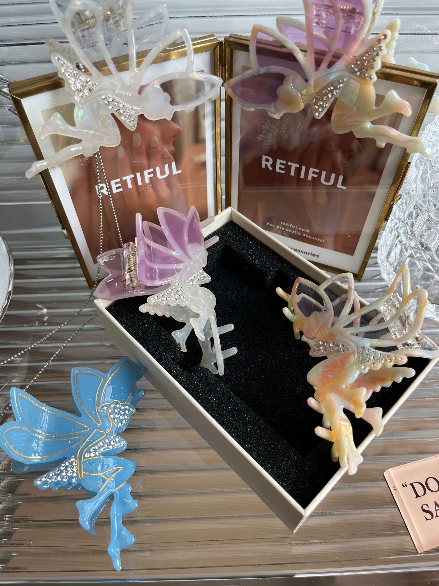 Flower Fairy Claw in Ocean Breeze