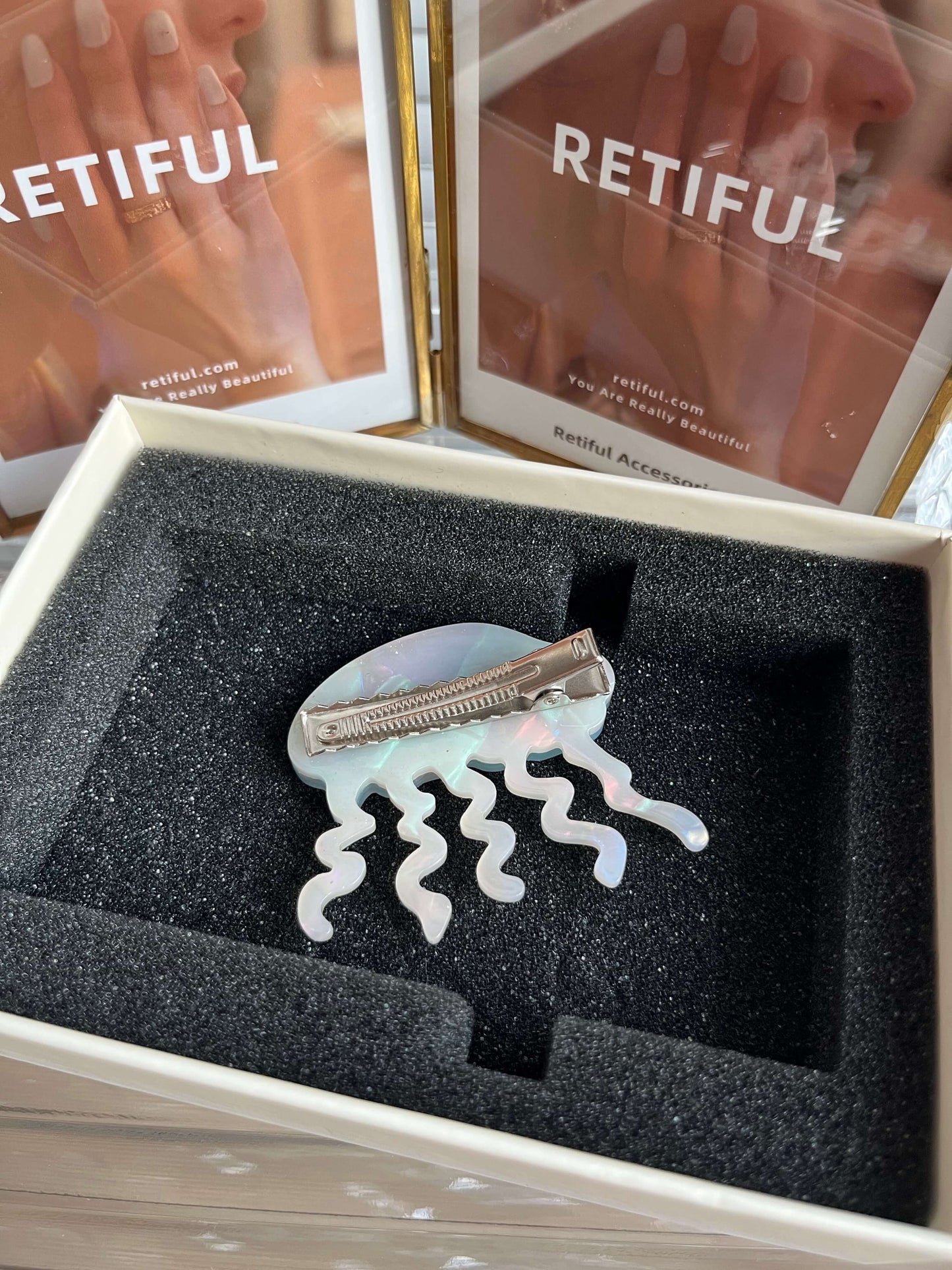 Jellyfish Hair Clip