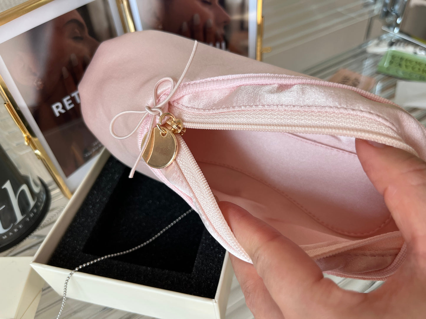 Ballet Shoe Makeup Bag