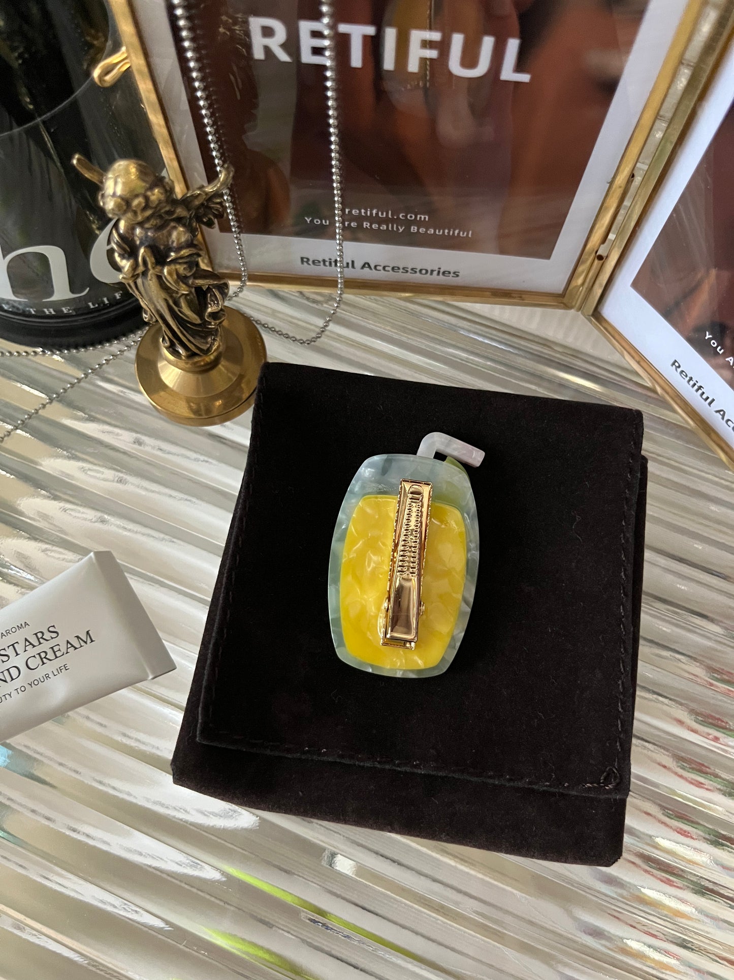 Margarita Cocktail Hair Clip (Pina Colada)