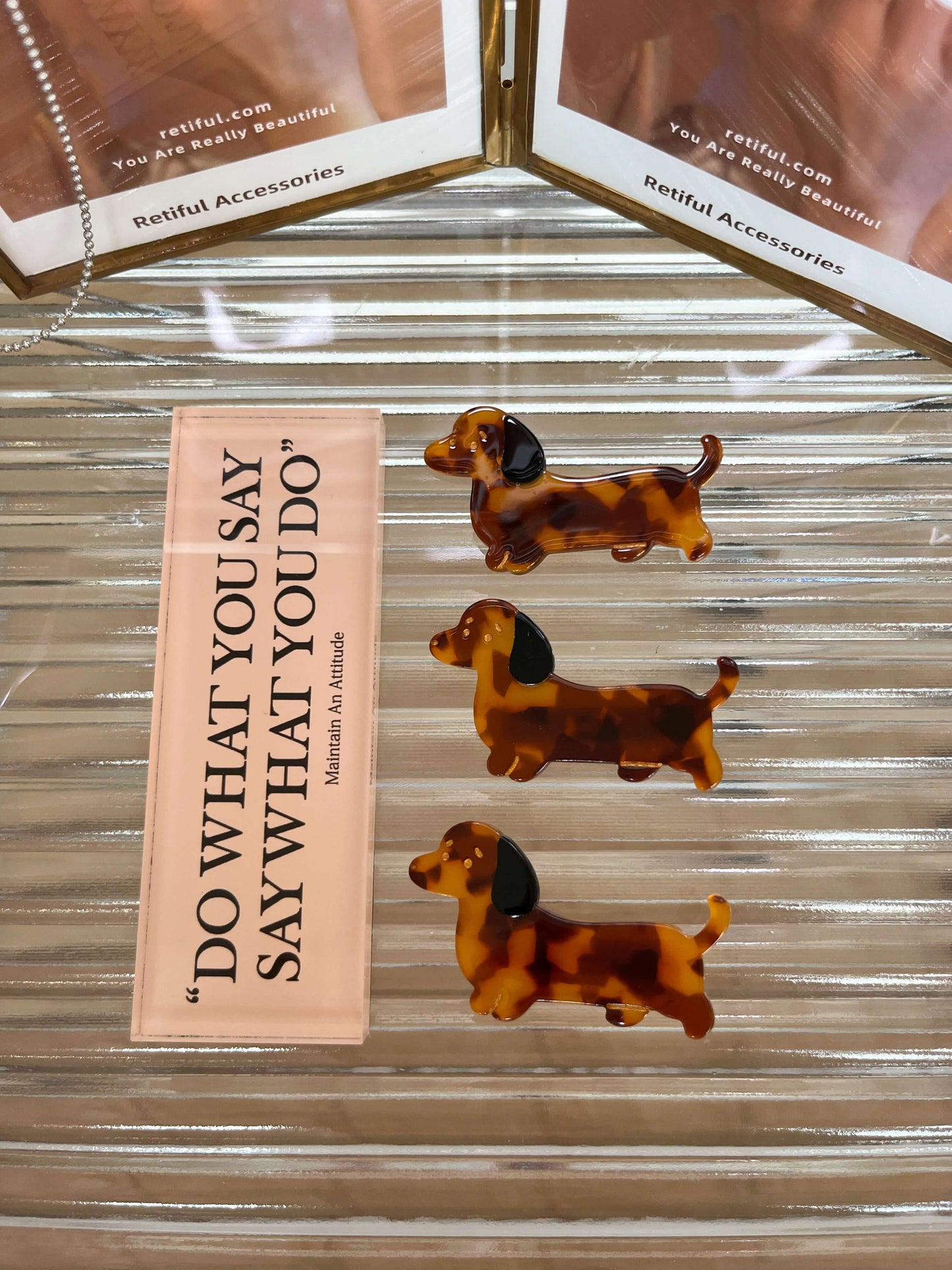 Dachshund Dog Hair Clip (1pc)