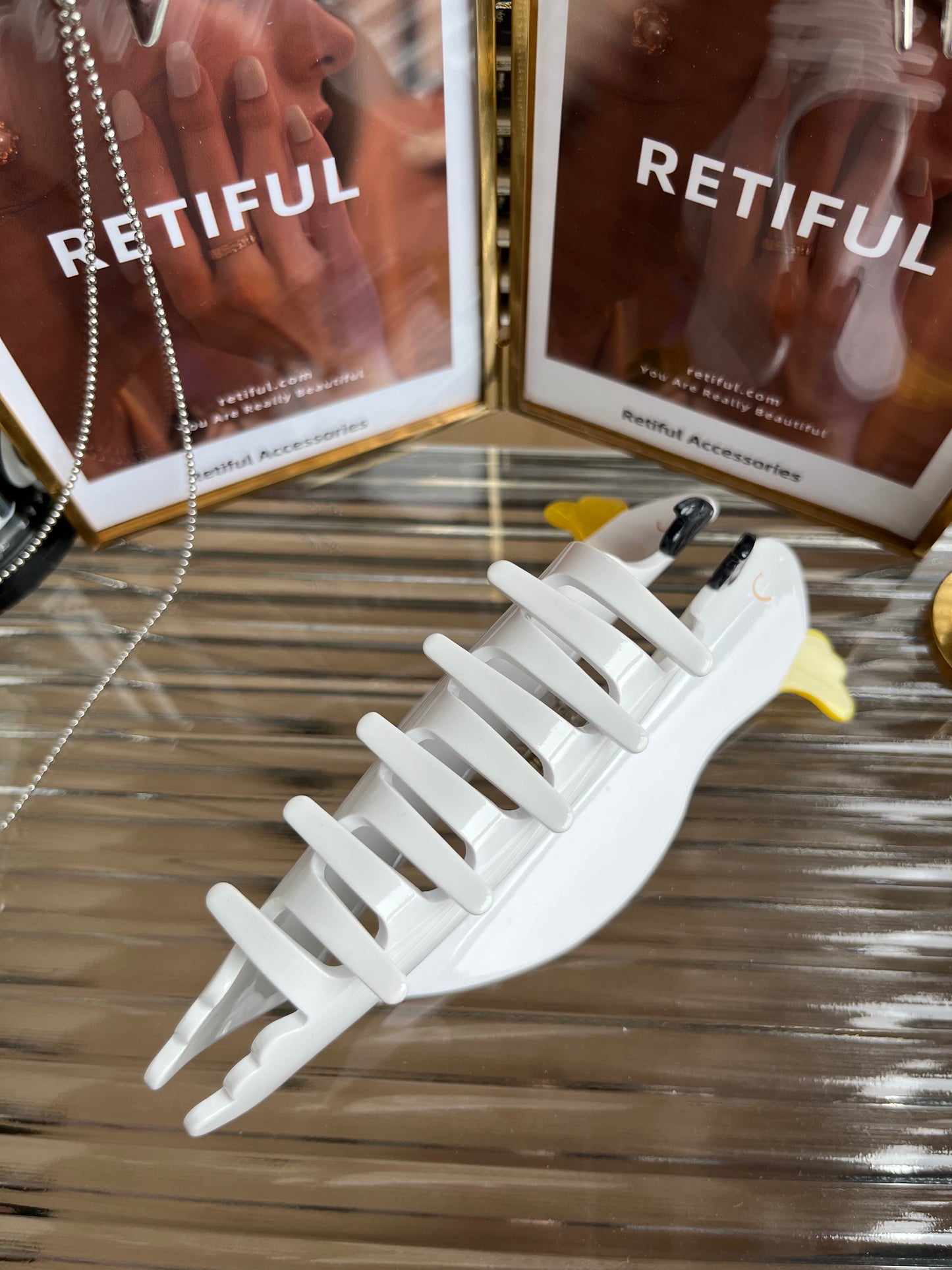 Garra de pelo de cacatúa grande