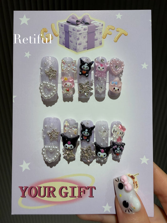 KU0011 Press-On Nails