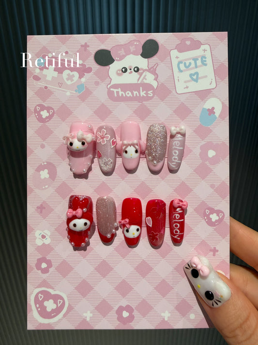 L0054 Melody Press-On Nails