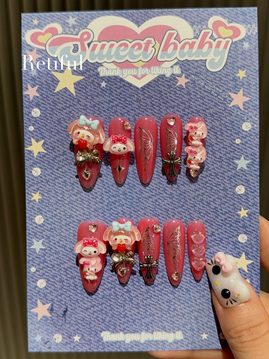 L0073 Melo Press-On Nails