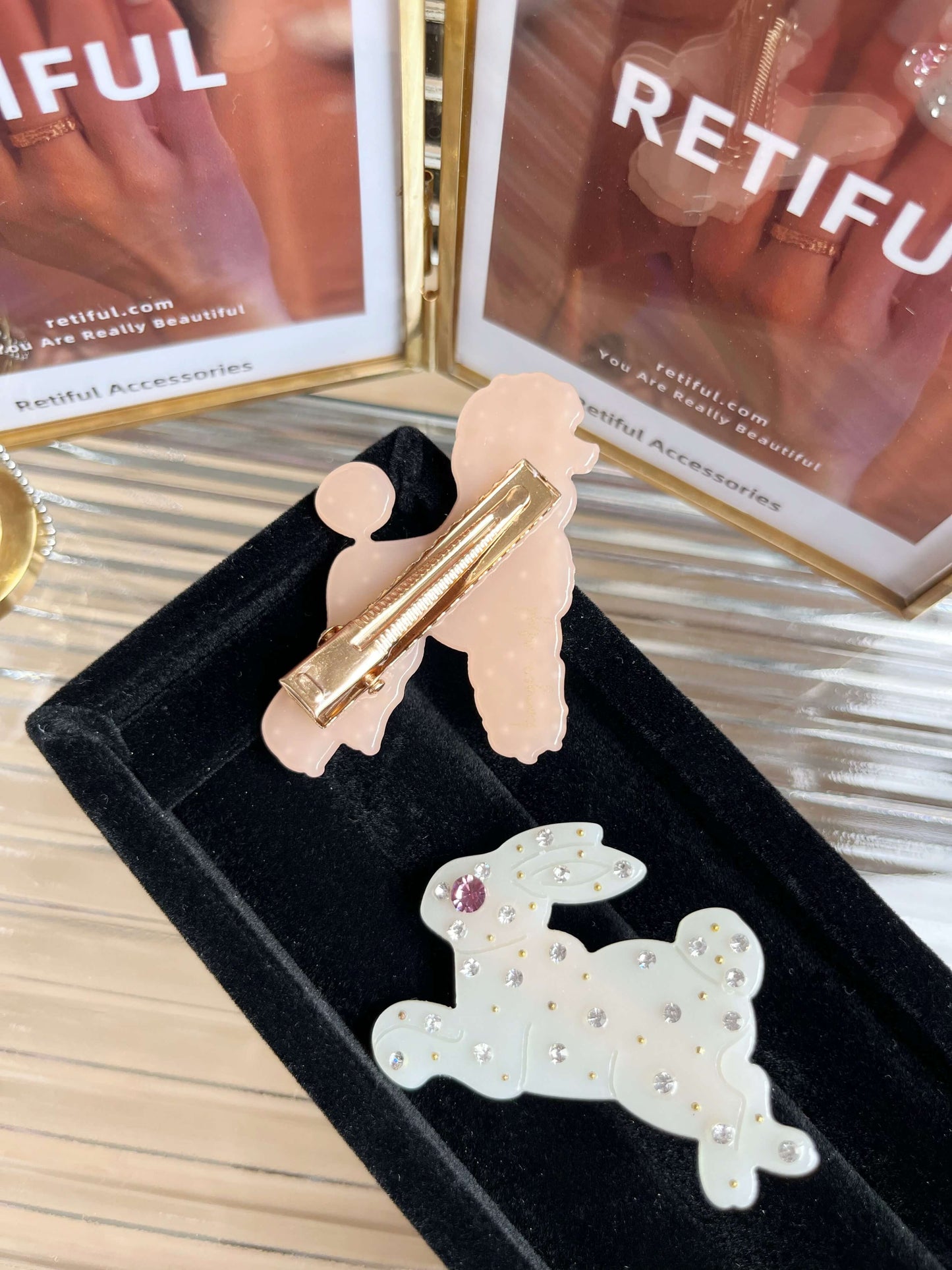 Luxury Poddle Dog Hair Clip