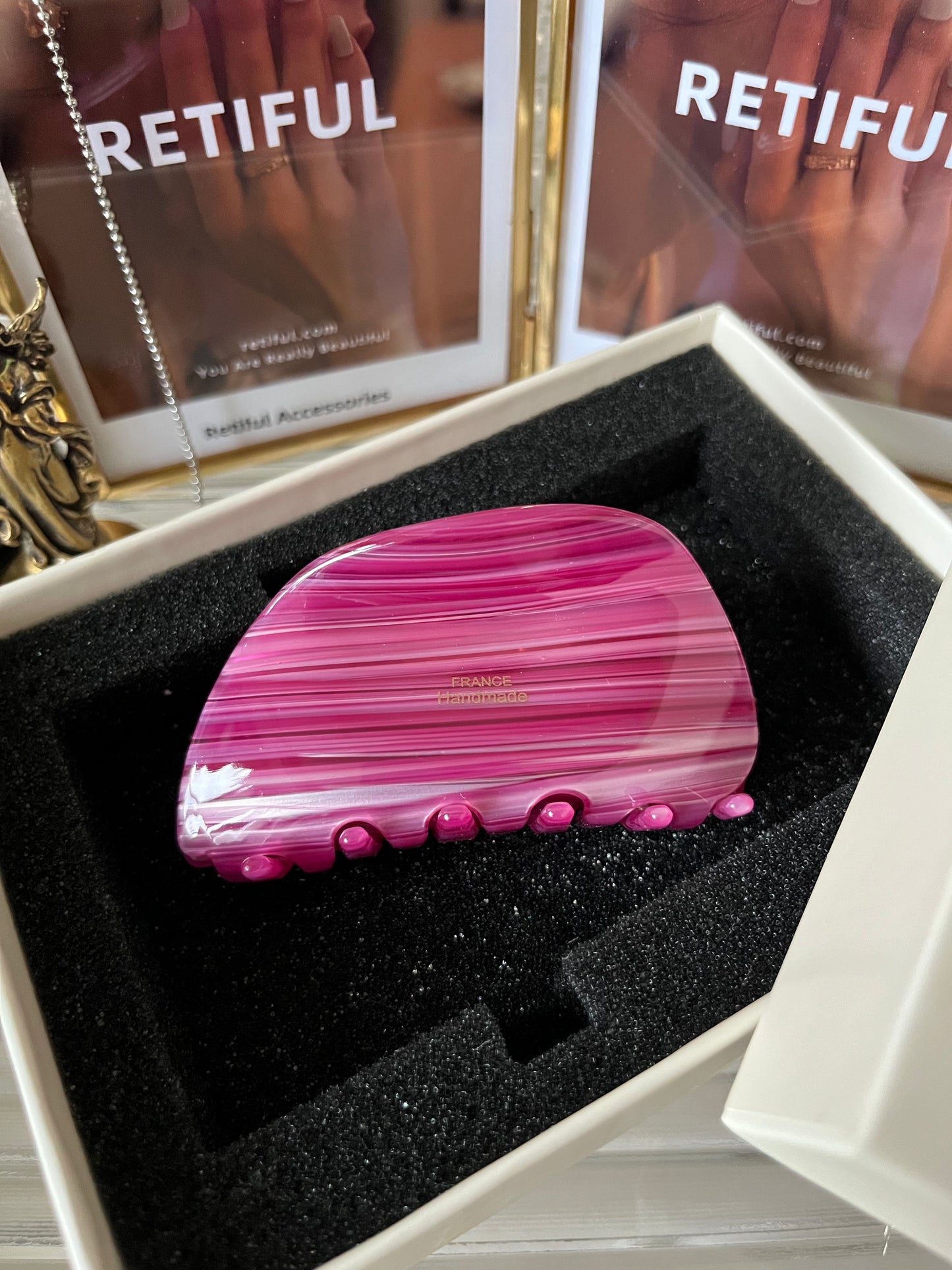 Barbie Pink Fan-shaped Hair Claw