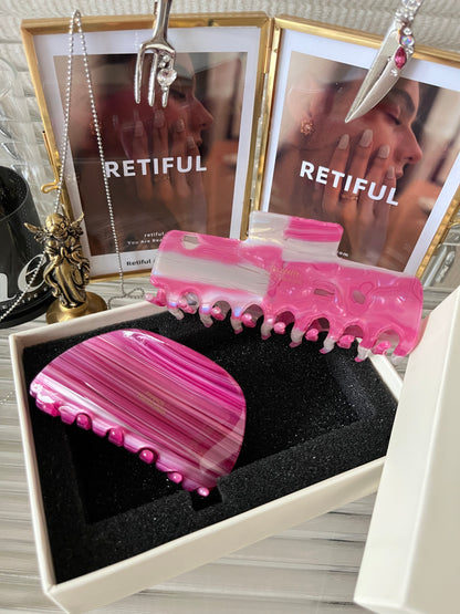 Barbie Pink Fan-shaped Hair Claw