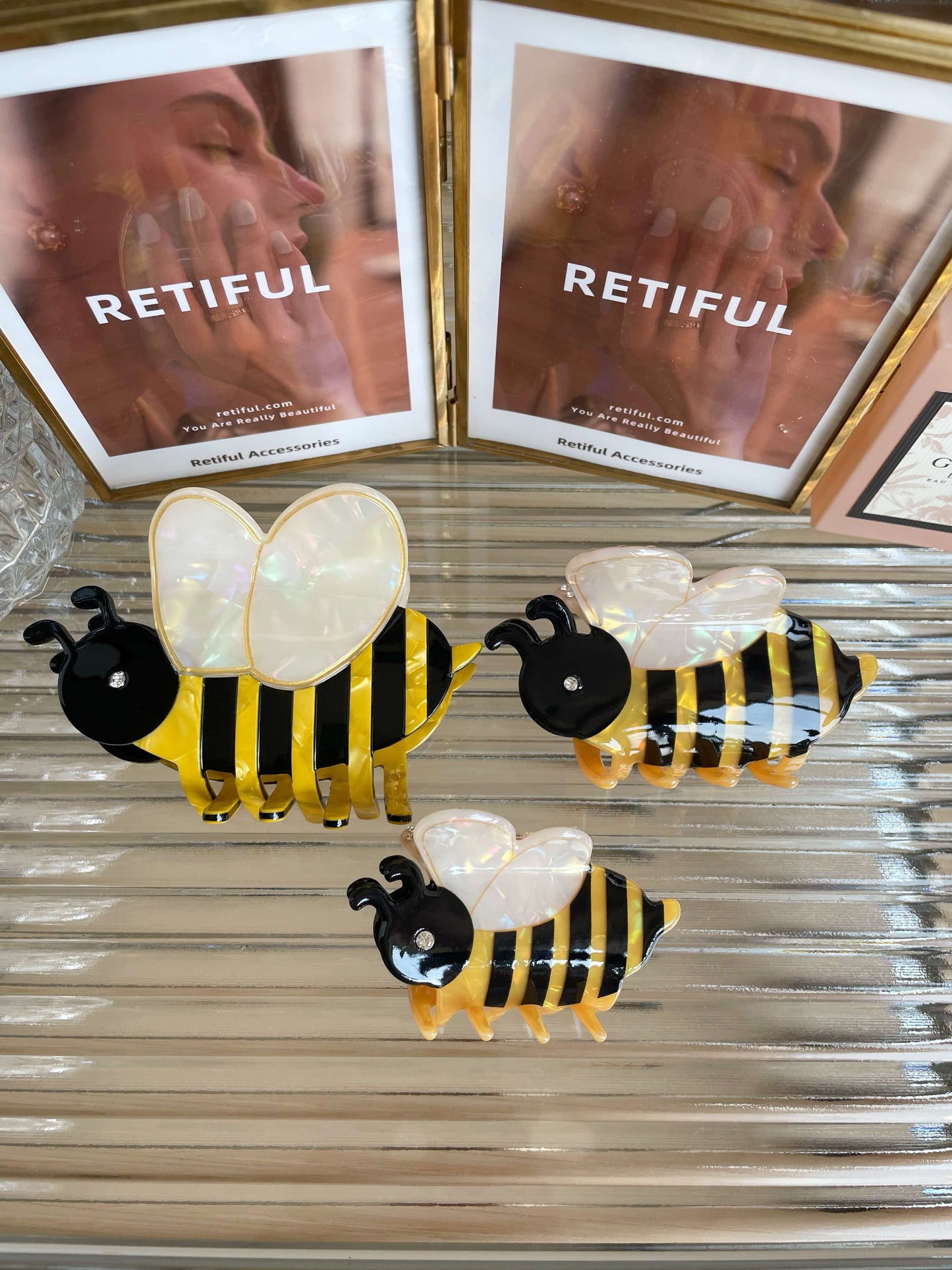 Bee Hair Claw Clip (Small)