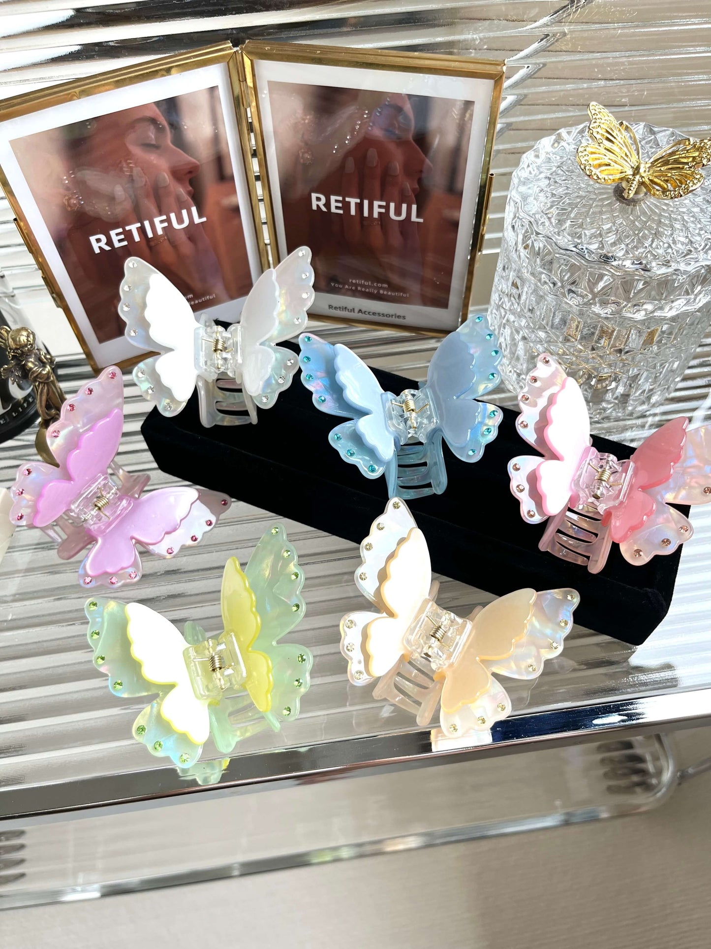 Butterfly Hair Claw Clip