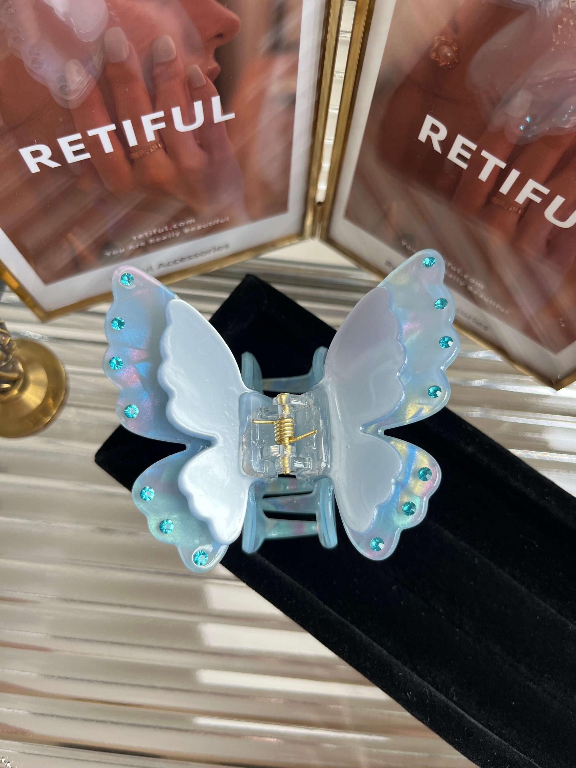 Butterfly Hair Claw Clip