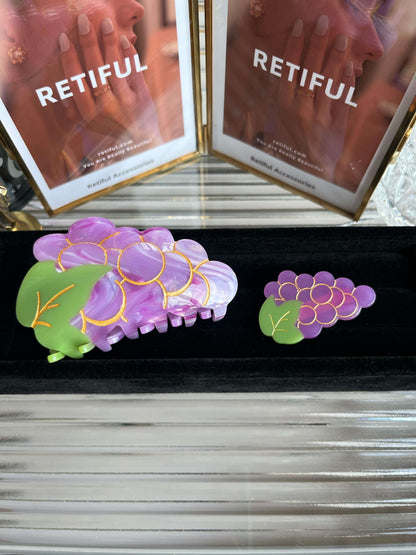 Grape Hair Clip