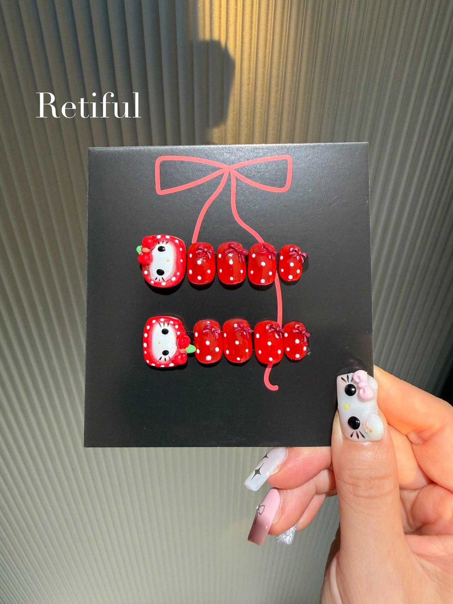 HK0024 Hatty Kitty Collection Press-On Nails