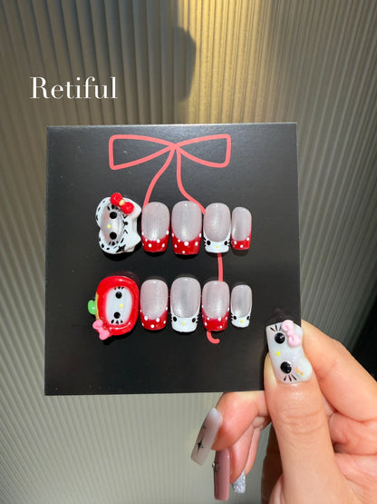 HK0041 Hatty Kitty Collection Press-On Nails