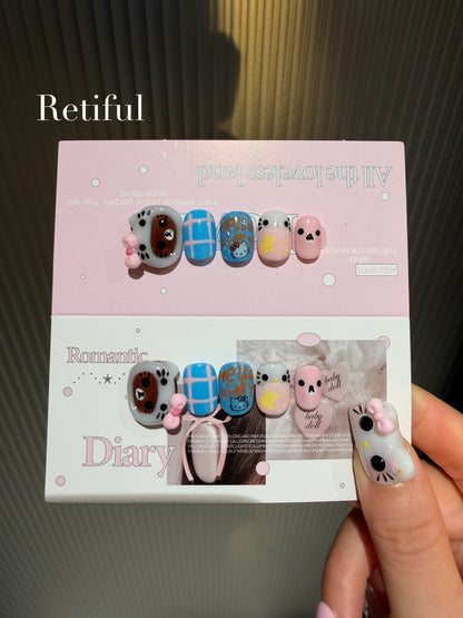 HK0044 Hatty Kitty Collection Press-On Nails