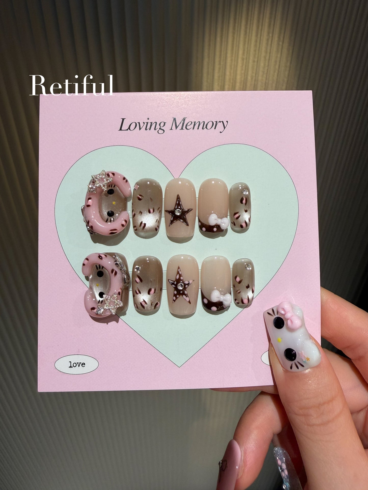 HK0046 Hatty Kitty Collection Press-On Nails