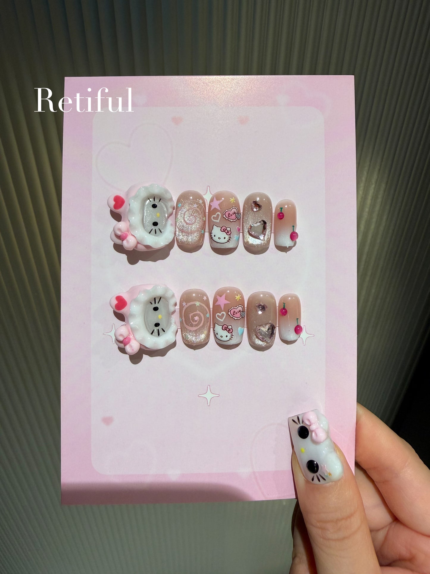 HK0048 Hatty Kitty Collection Press-On Nails
