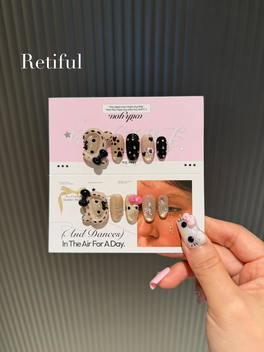 HK0203 Hatty Kitty Collection Press-On Nails