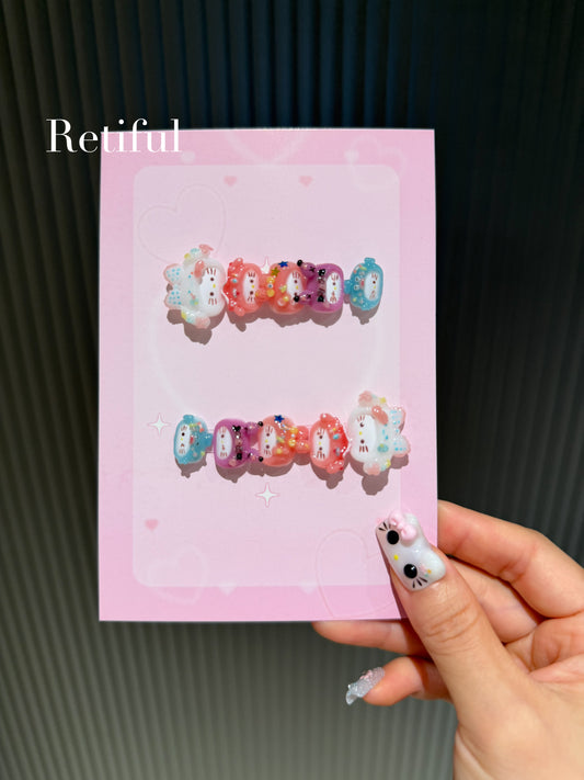 HK208 Hatty Kitty Collection Press-On Nails
