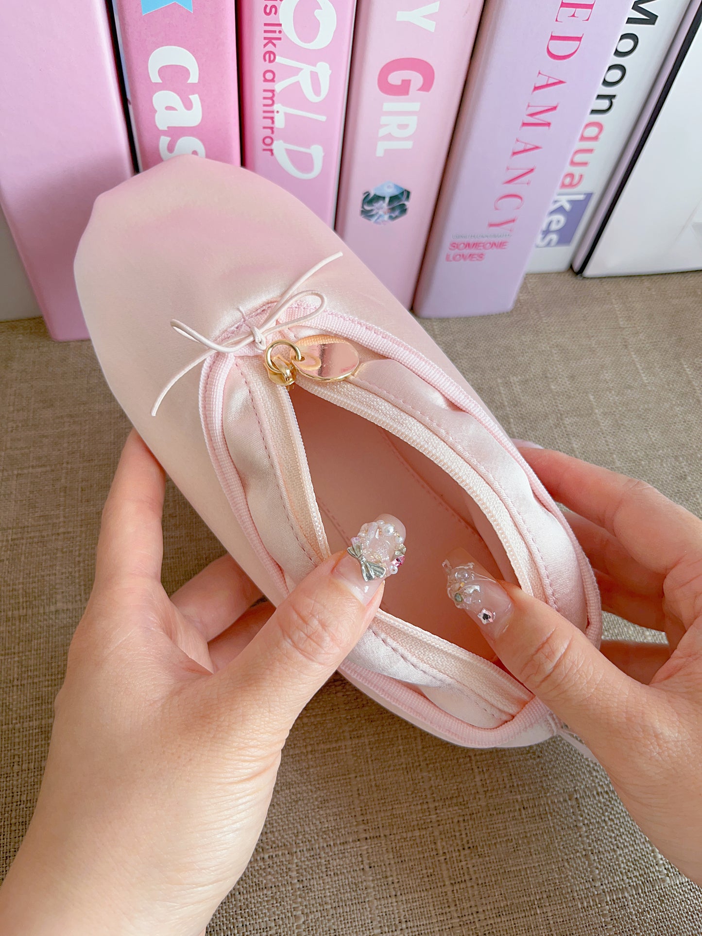 Ballet Shoe Makeup Bag