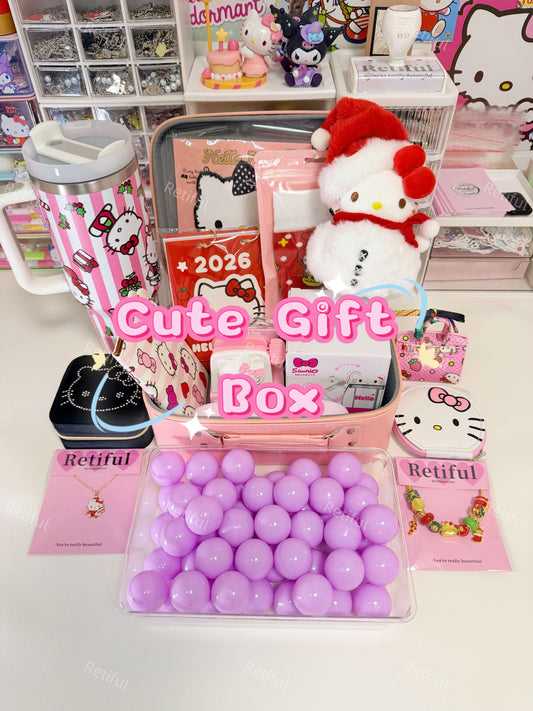 1 Cute Gift Box + 15 Random Items