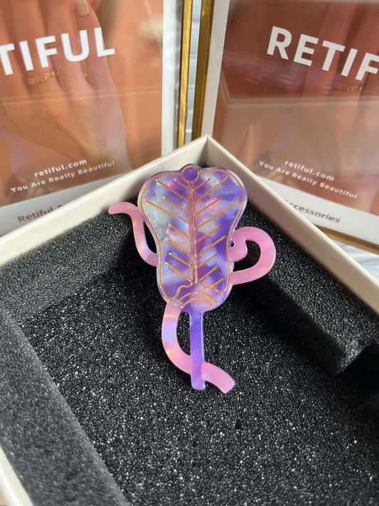 Lucky Cloud Fan Clip (Purple)