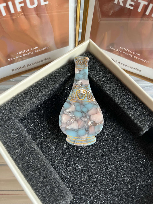 Porcelain Vase Clip (Colorful)