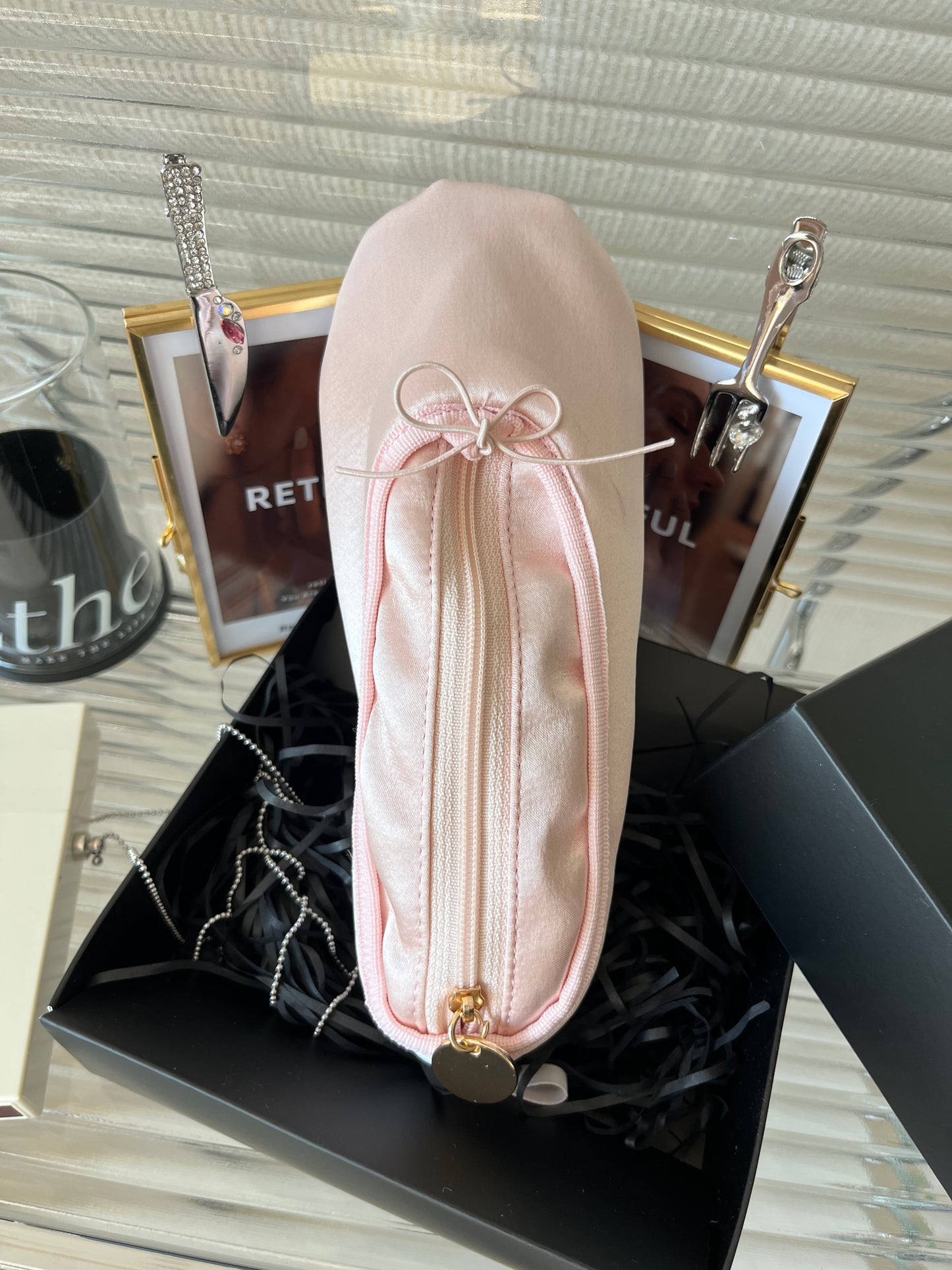 Ballet Shoe Makeup Bag