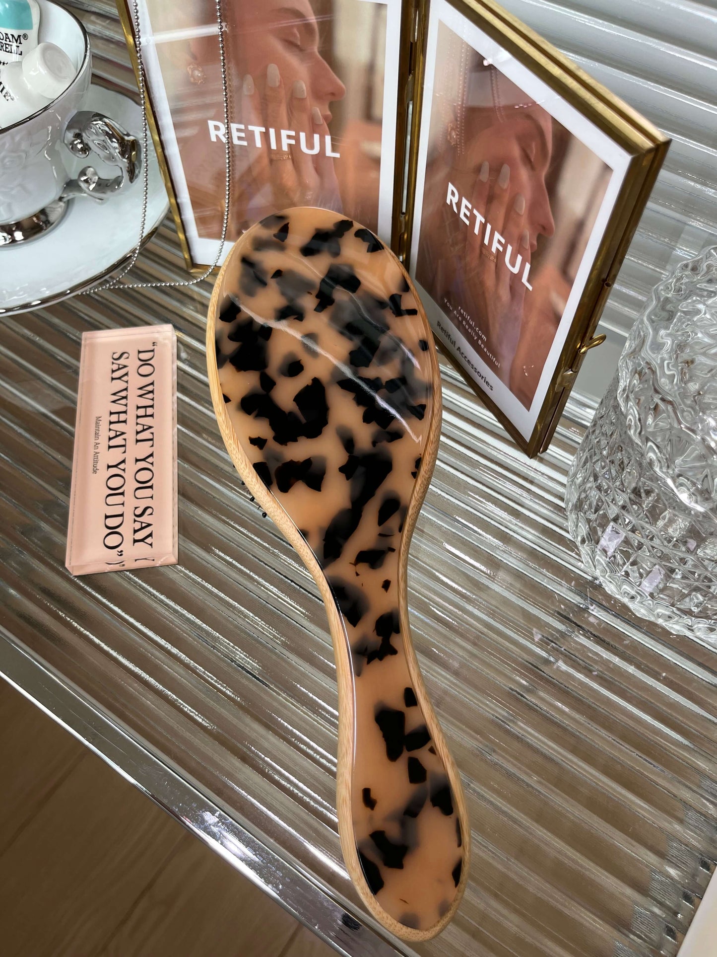 Bamboo Brush in Light Tortoise