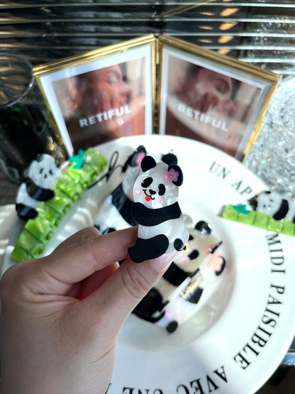 Happy Panda Hair Clip