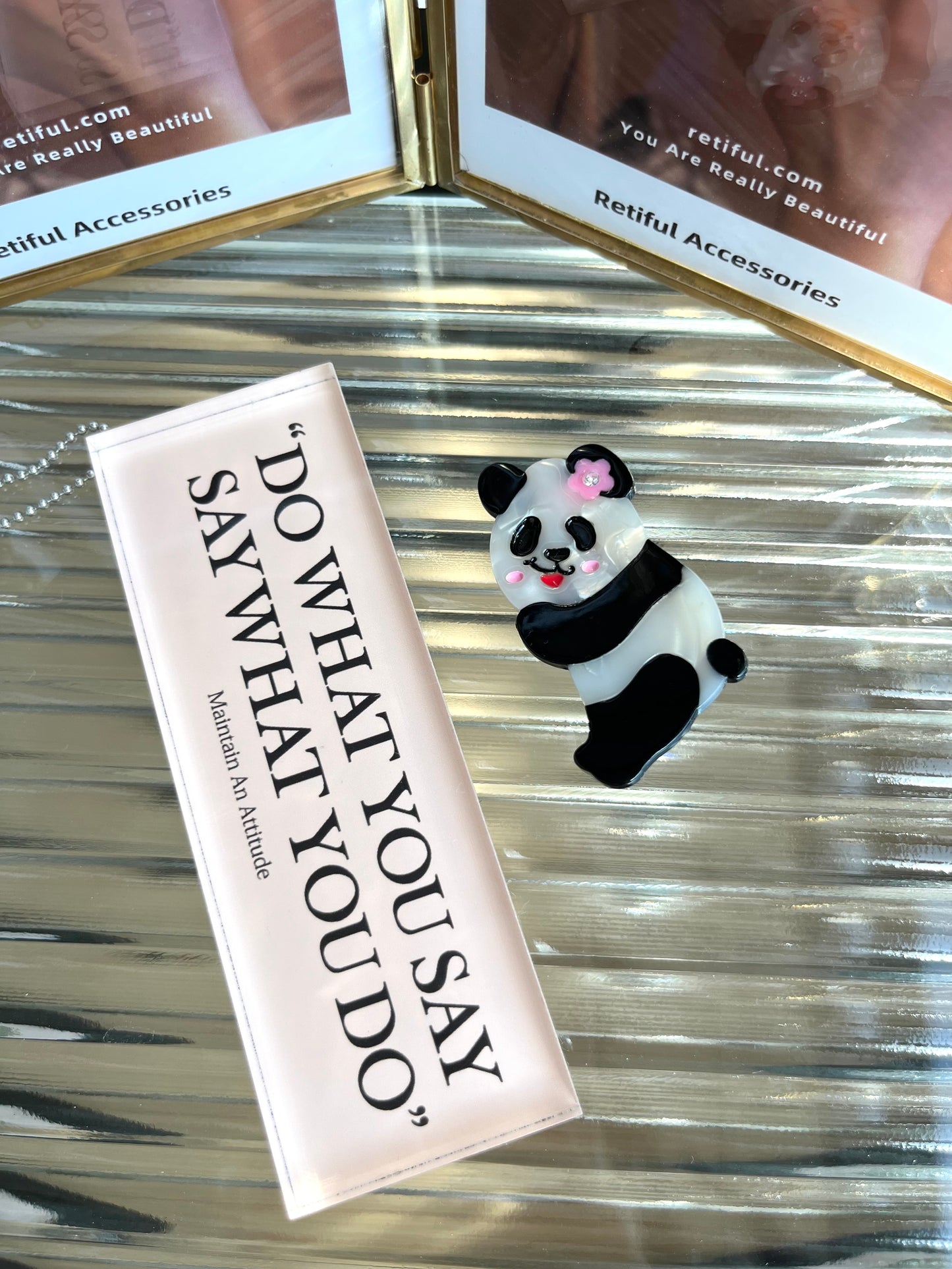 Happy Panda Hair Clip