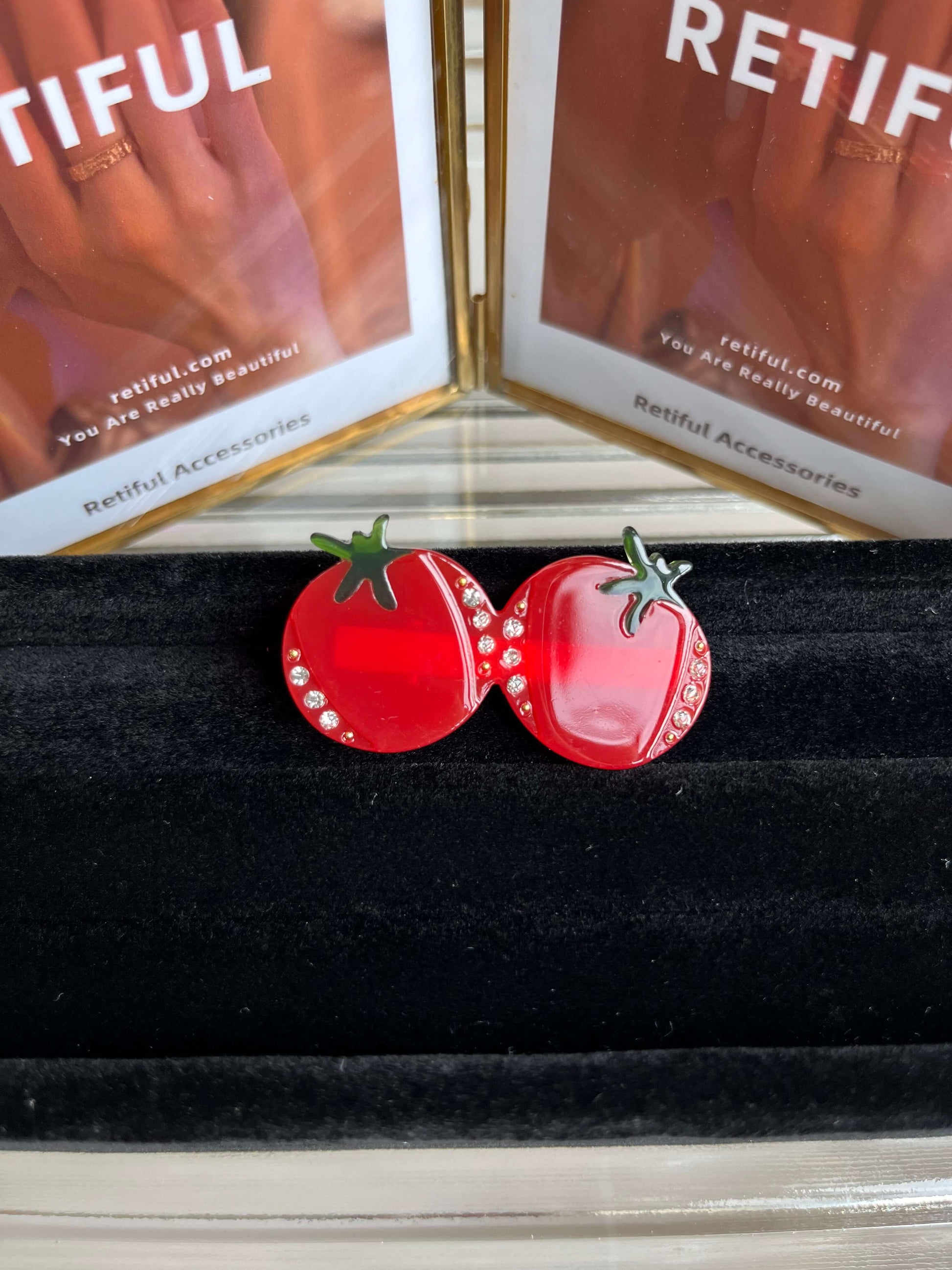 Tomato Hair Clip